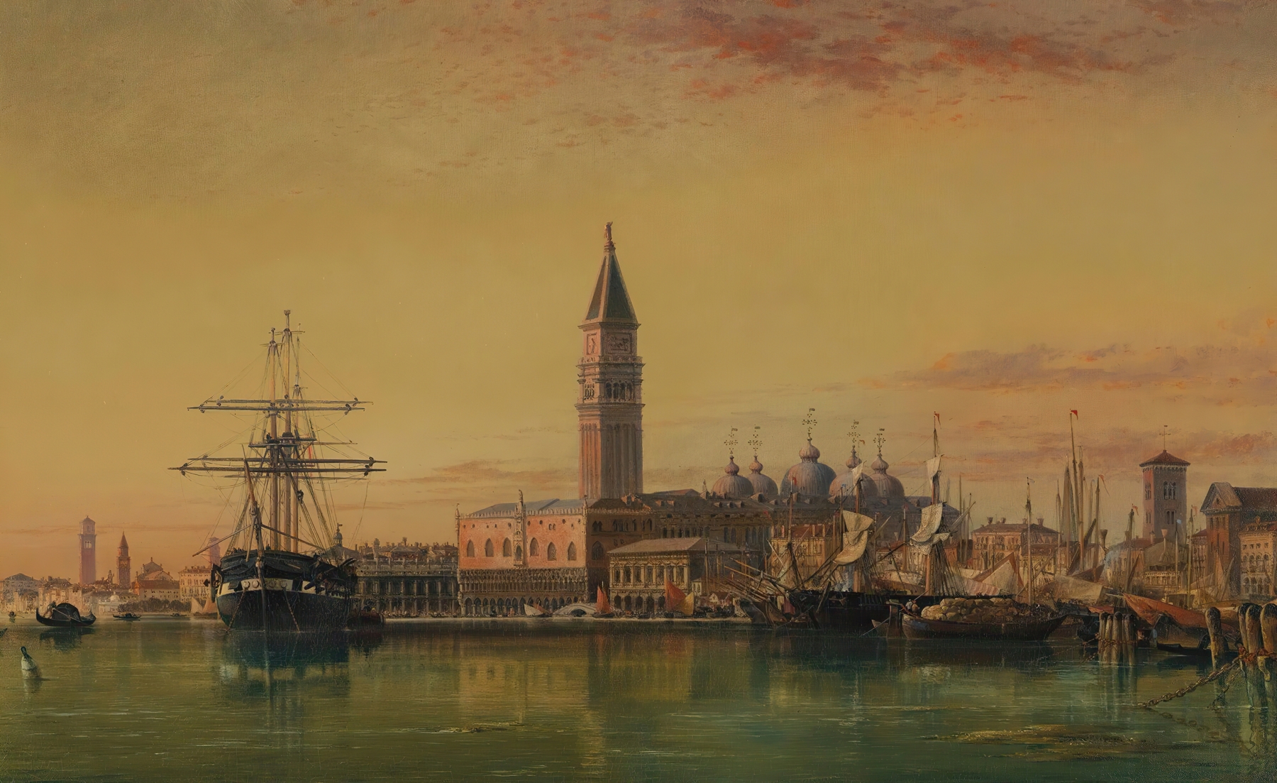 Venice, by Edward William Cooke, public domain