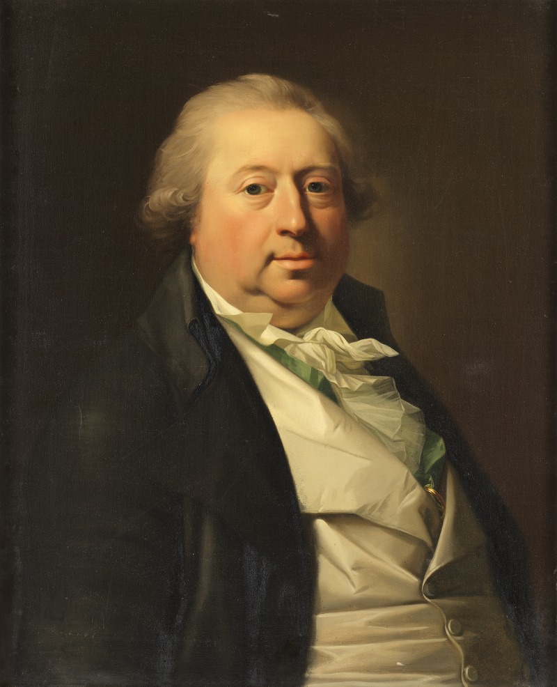 Portrait of Johan Tobias Sergel by Jens Juel.