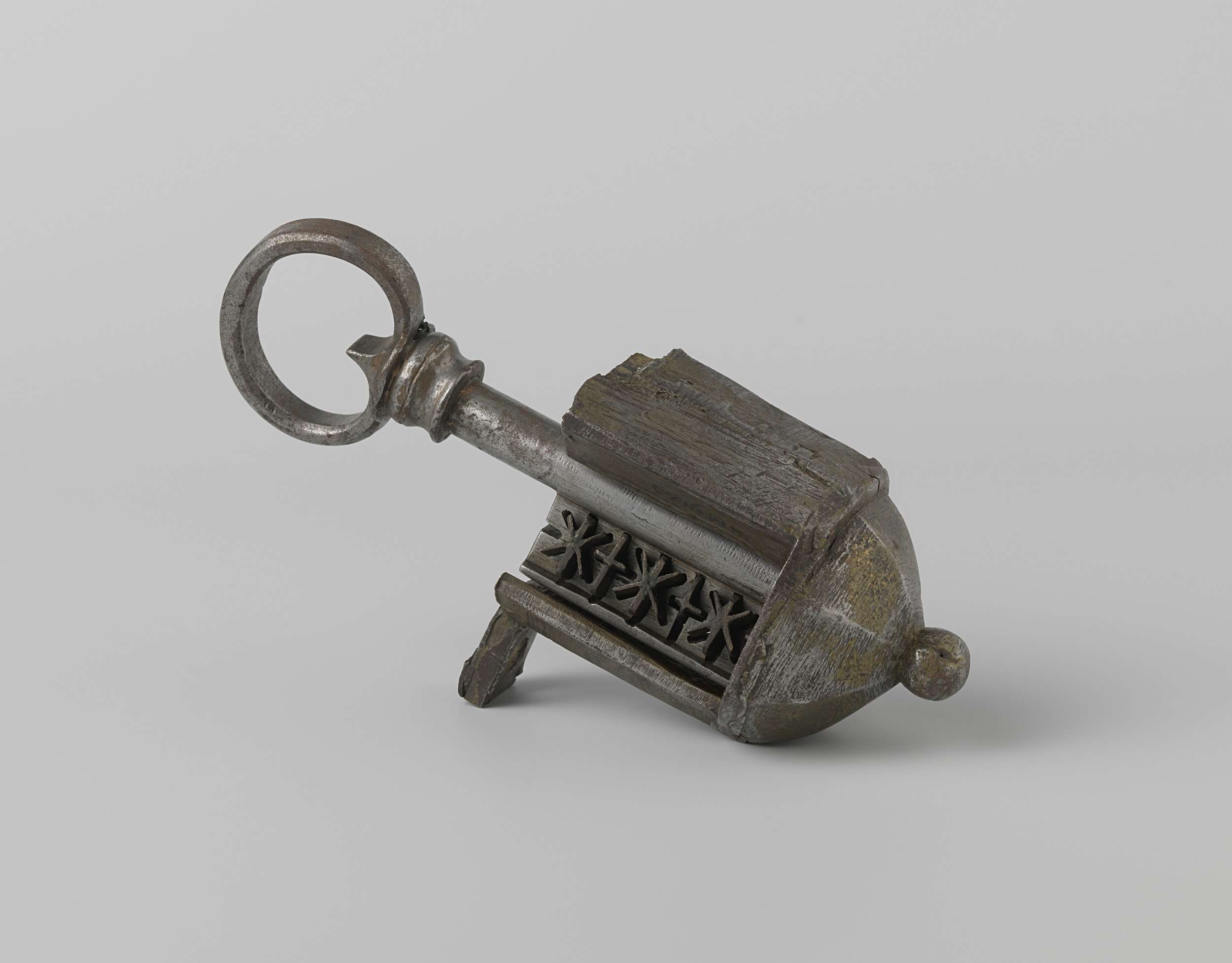 Slot met sleutel, by anoniem, public domain