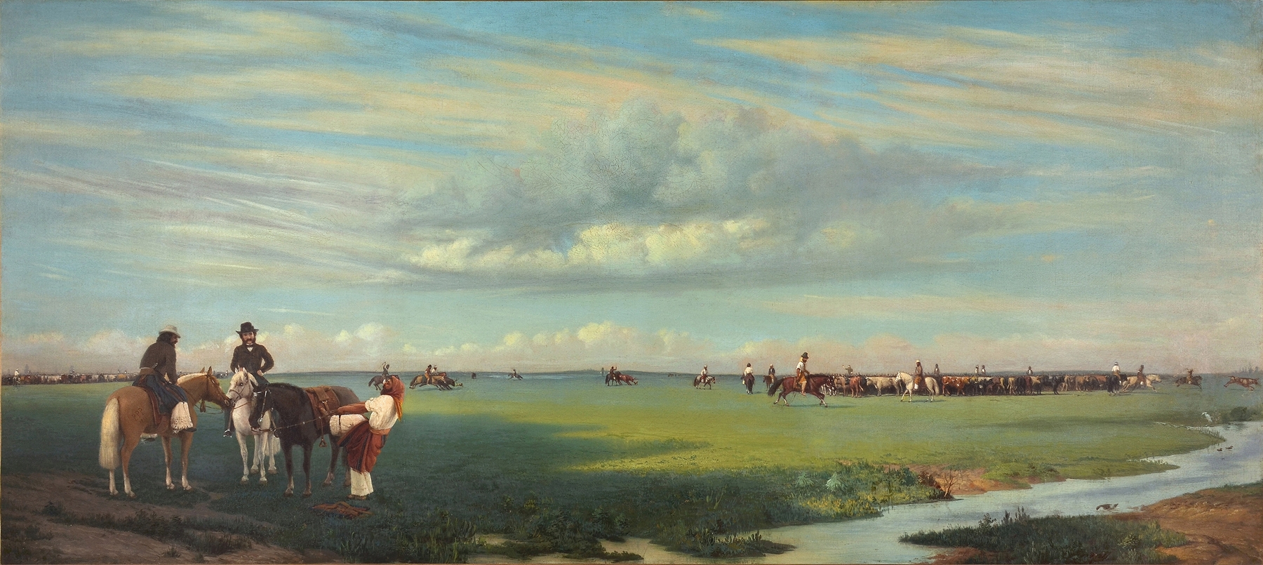 El rodeo, by Prilidiano Pueyrredòn, public domain