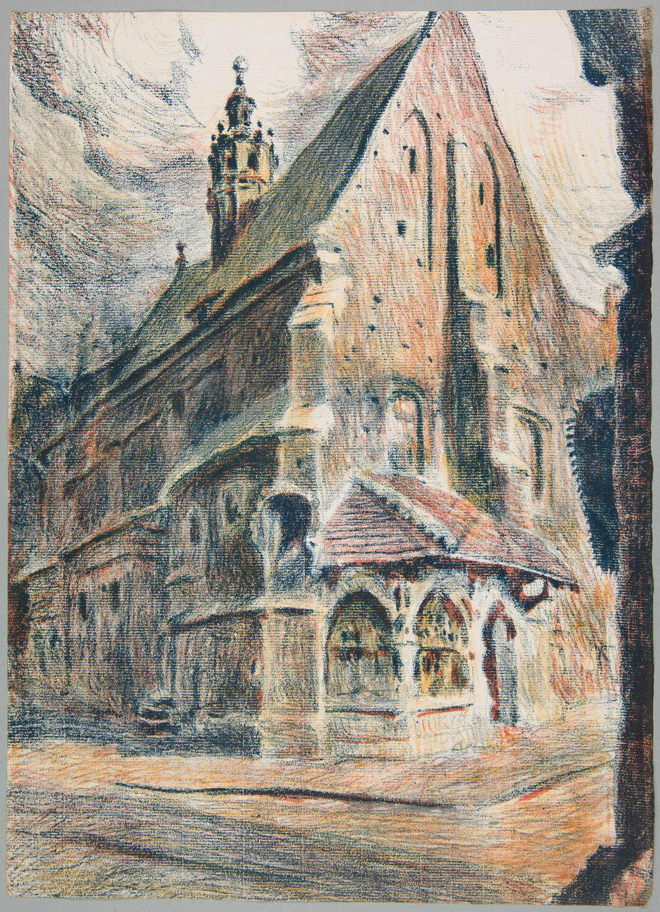 Church of St. Barbara, by Stanisław Kamocki, public domain