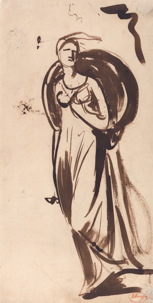 A portrait of Viscountess Bulkeley depicted as Hebe.