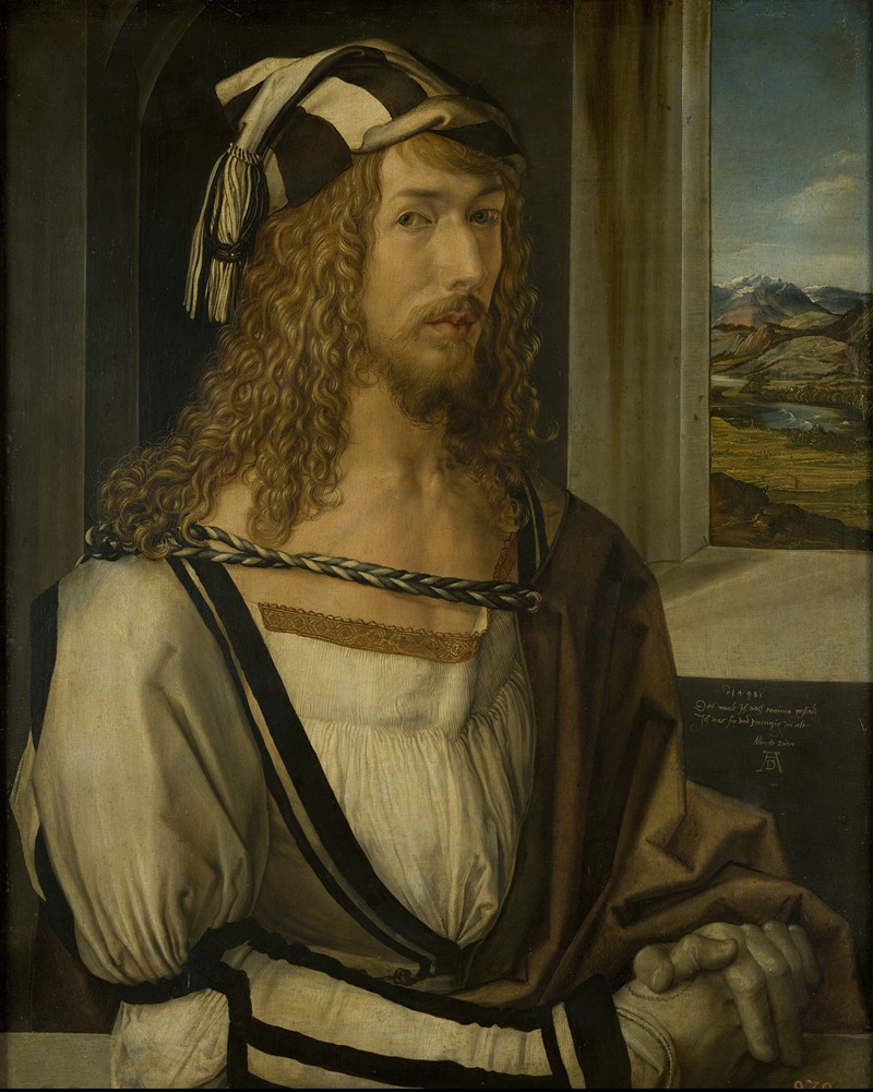 Albrecht Dürer's self-portrait showcases his meticulous attention to detail and mastery of form.