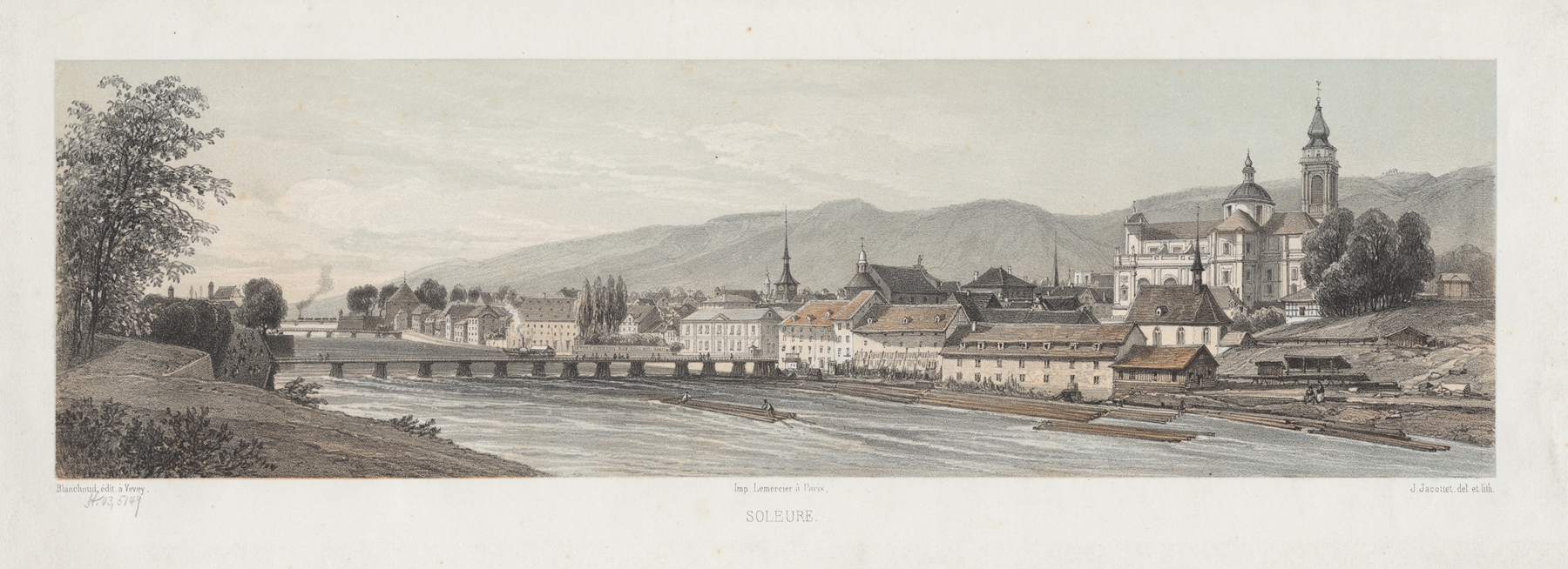 Soleure, by Jean Jacottet, public domain