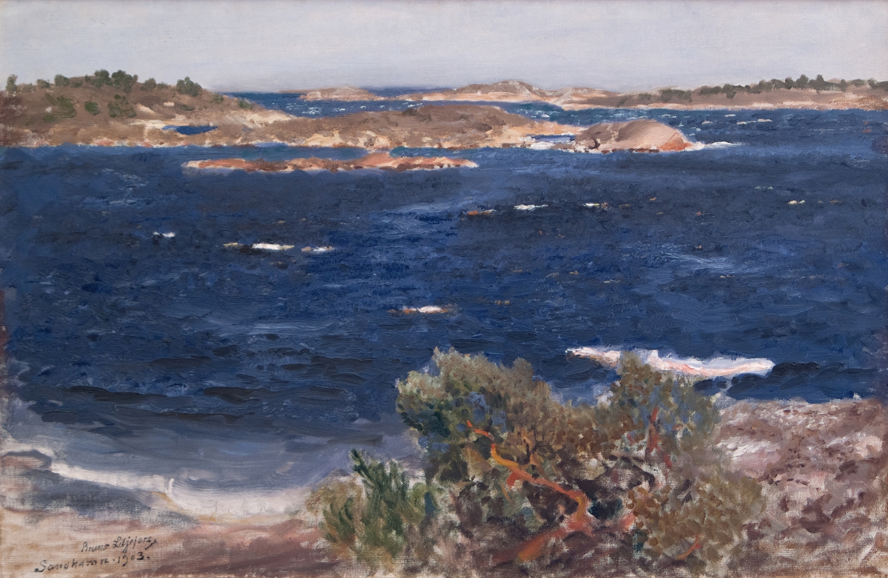 Fresh Breeze, by Bruno Liljefors, public domain