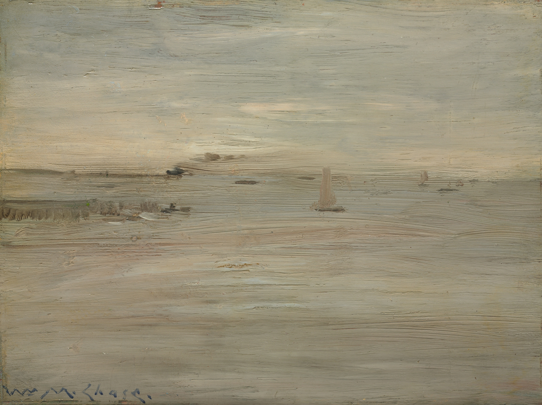 Marine, by William Merritt Chase, public domain