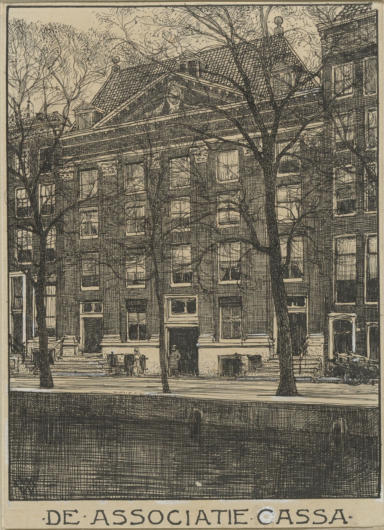 De Associatie Cassa aan de Herengracht te Amsterdam, by Willem Wenckebach, public domain