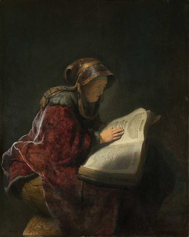 Rembrandt's 'Old Woman Reading' captures an intimate moment of contemplation.