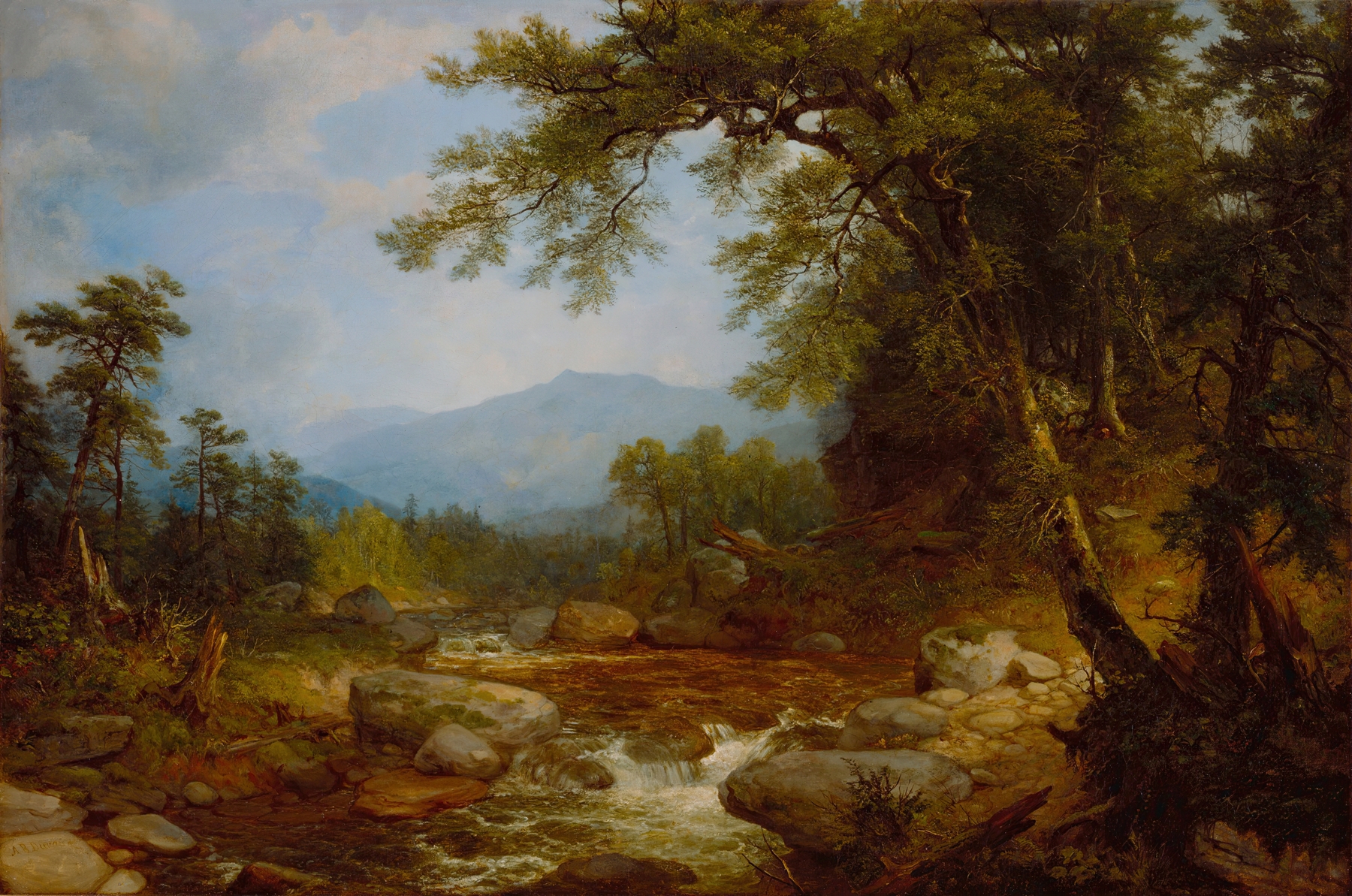 Monument Mountain, Berkshires, by Asher Brown Durand, public domain