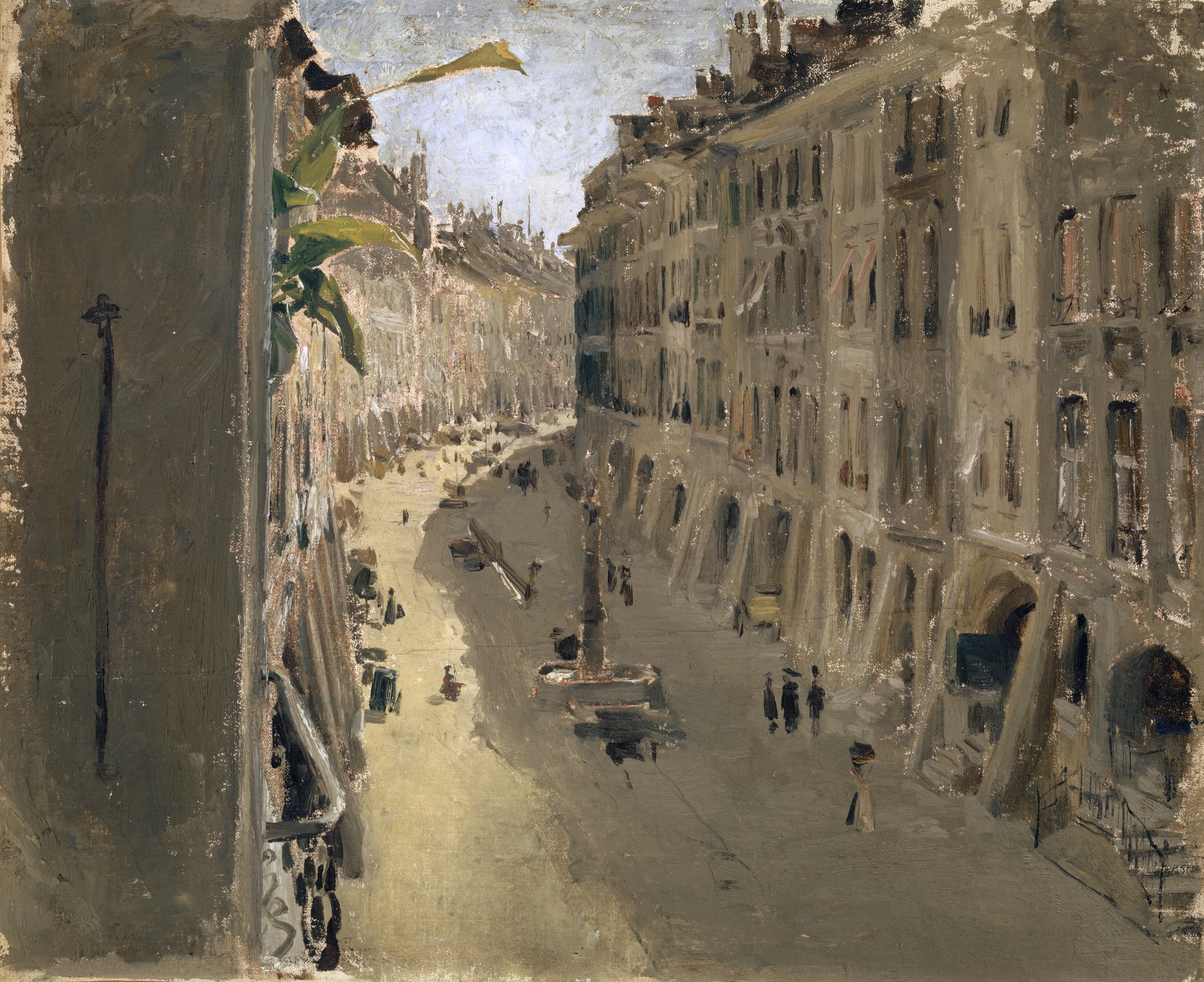 The Gerechtigkeitsgasse In Bern, by Albert Anker, public domain