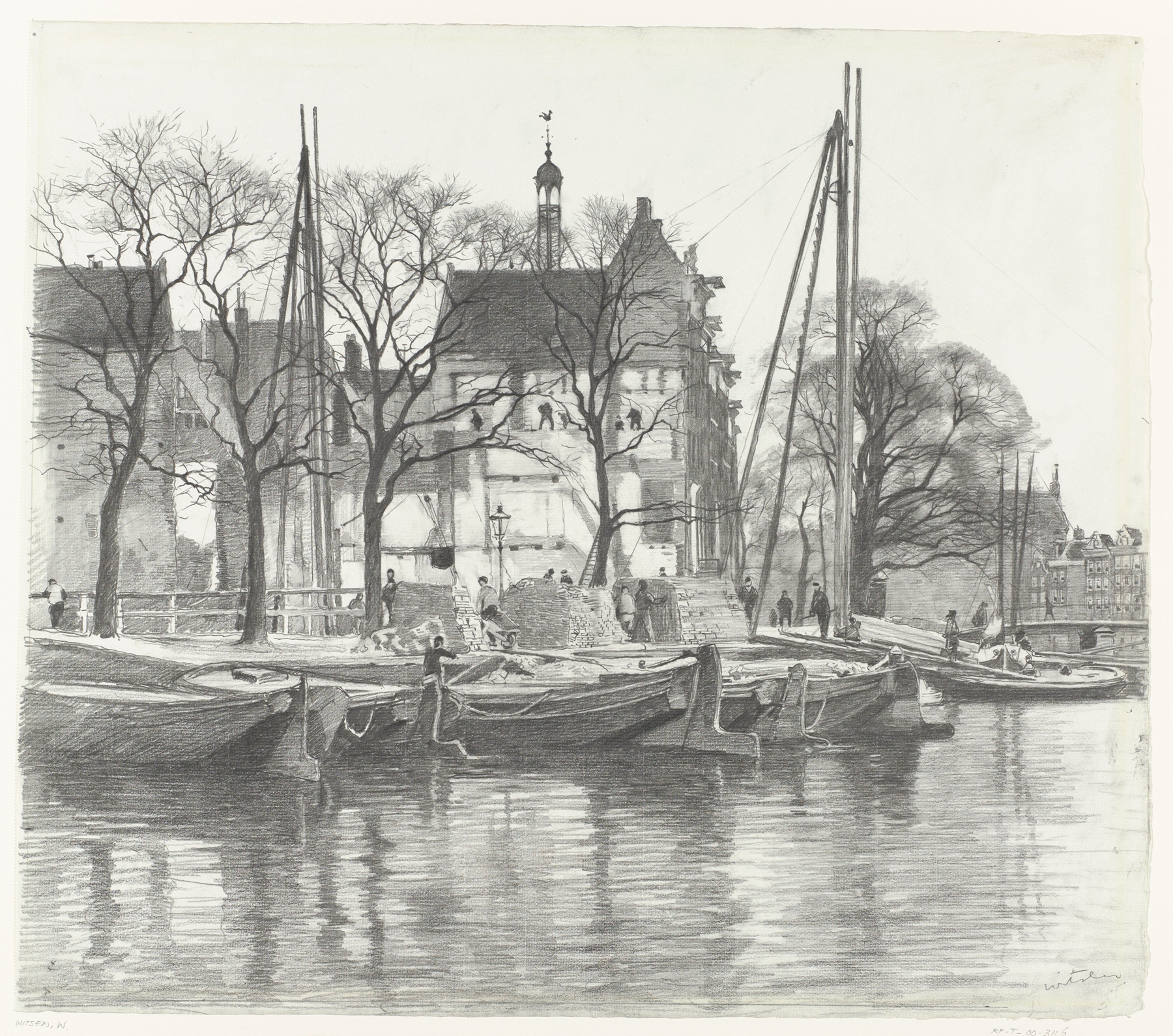 Bouwput op de Binnenkant, by Willem Witsen, public domain