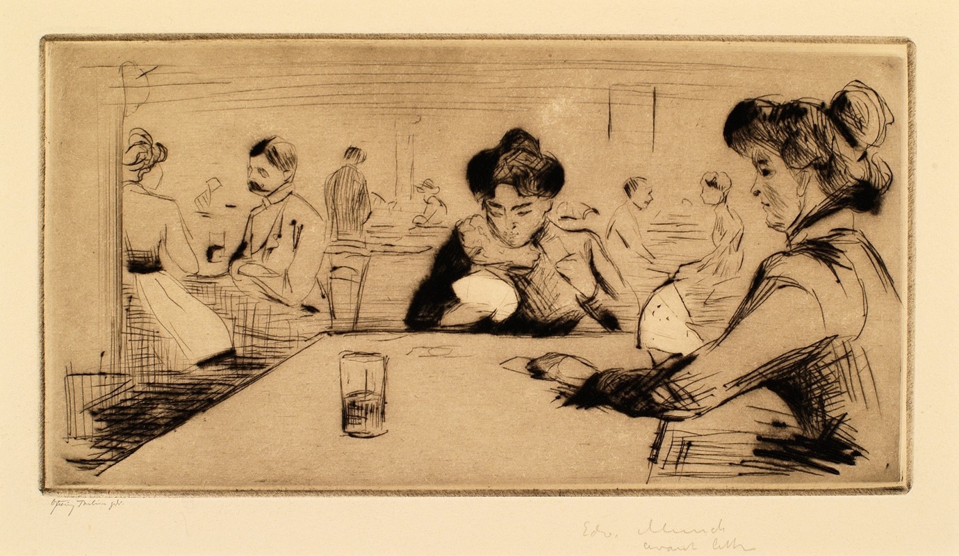 Edvard Munch's 'Hopfenblüte Female Card Player' captures a woman engrossed in a card game.