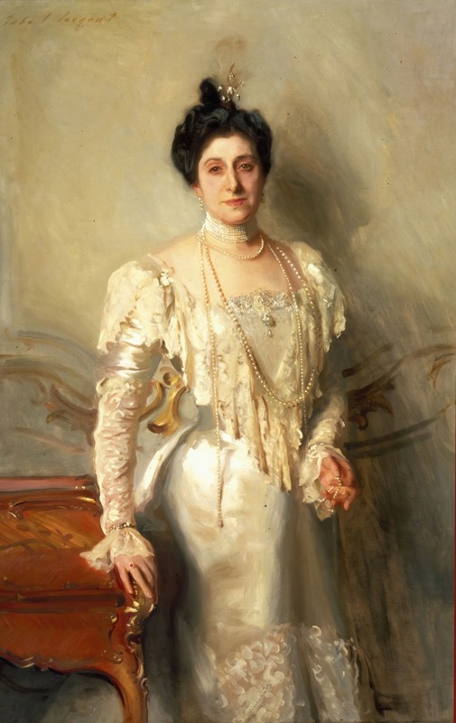 Portrait of Mrs. Asher B. Wertheimer by John Singer Sargent.