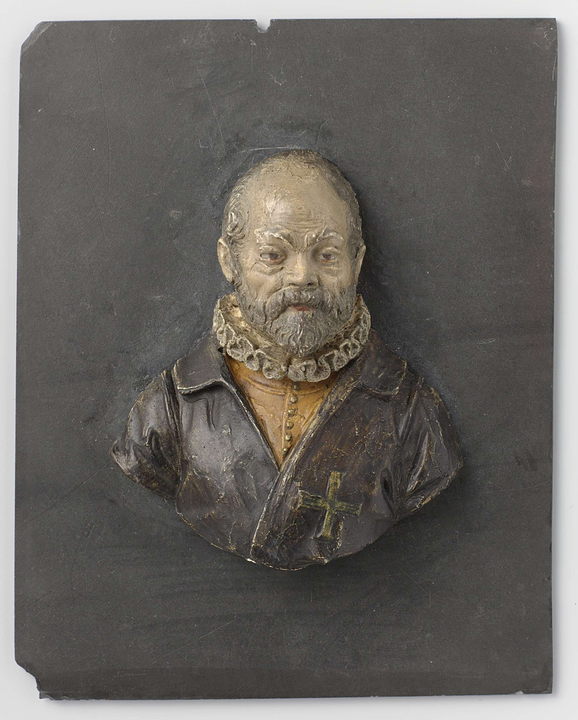 Self-portrait, by Giambologna, public domain