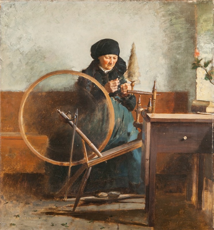 At the Spinning Wheel