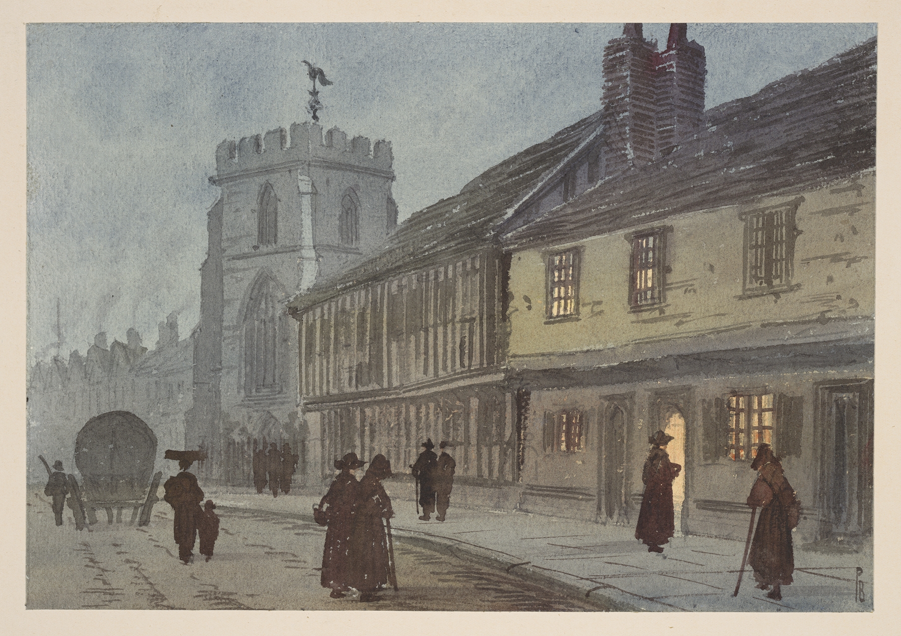 Haunts of Shakespeare Pl.24, by Paul Braddon, public domain