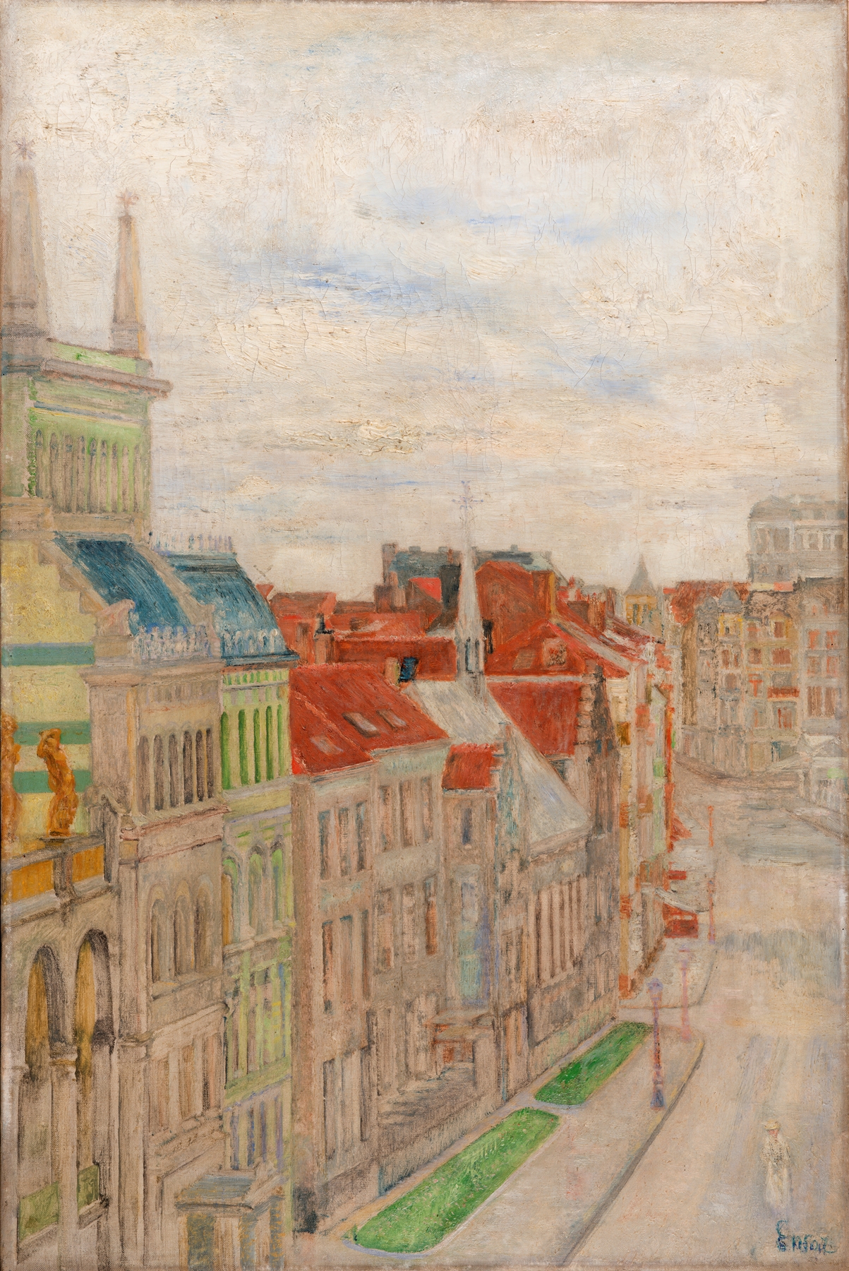View of the Van Iseghemlaan, by James Ensor, public domain