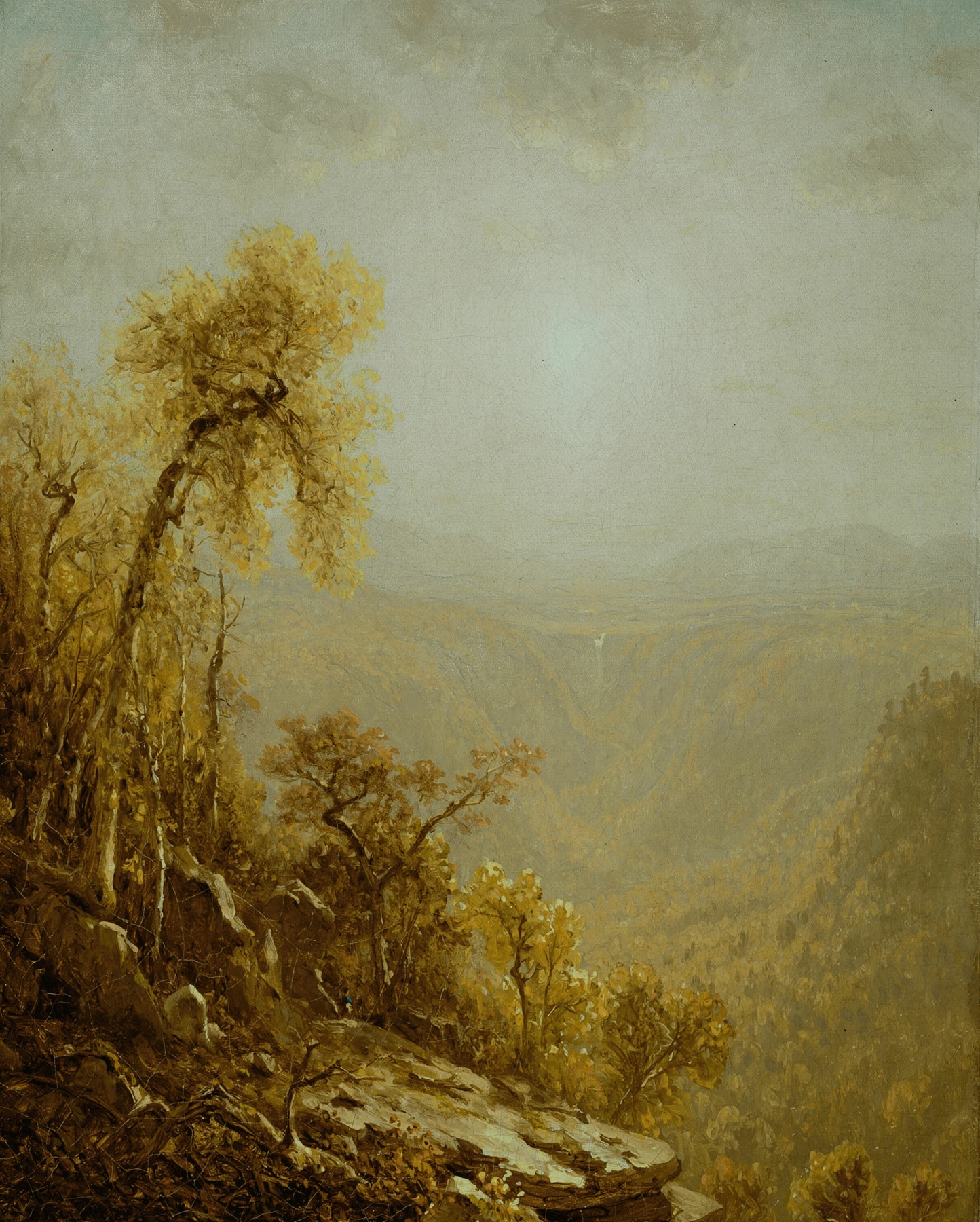 Kauterskill Clove, Catskill Mountains by Sanford Robinson Gifford, oil painting