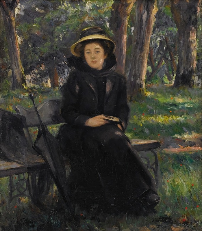 A portrait of Mrs. Victor Gilbert by Victor Gabriel Gilbert.