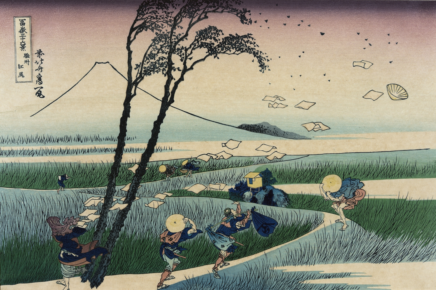 Sunshū ejiri, by Katsushika Hokusai, public domain