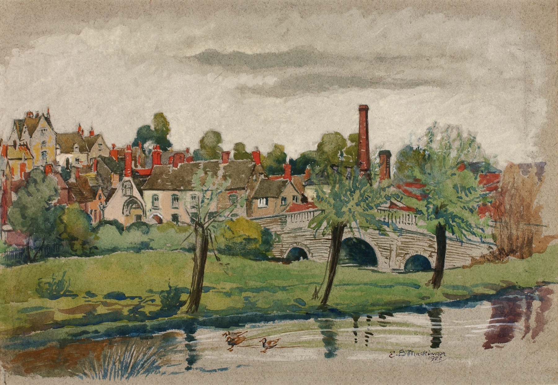 Malmesbury, by Esther Blaikie MacKinnon, public domain