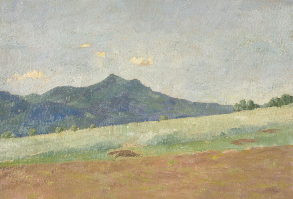 Landscape with Field, by Denman Waldo Ross, public domain