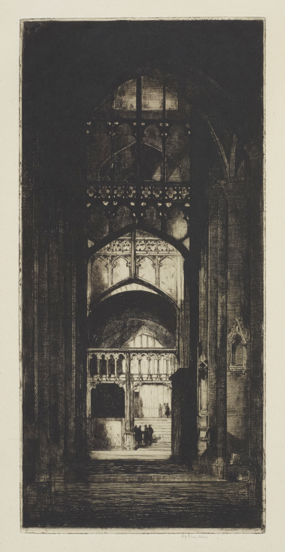 Gloucester, by David Young Cameron, public domain