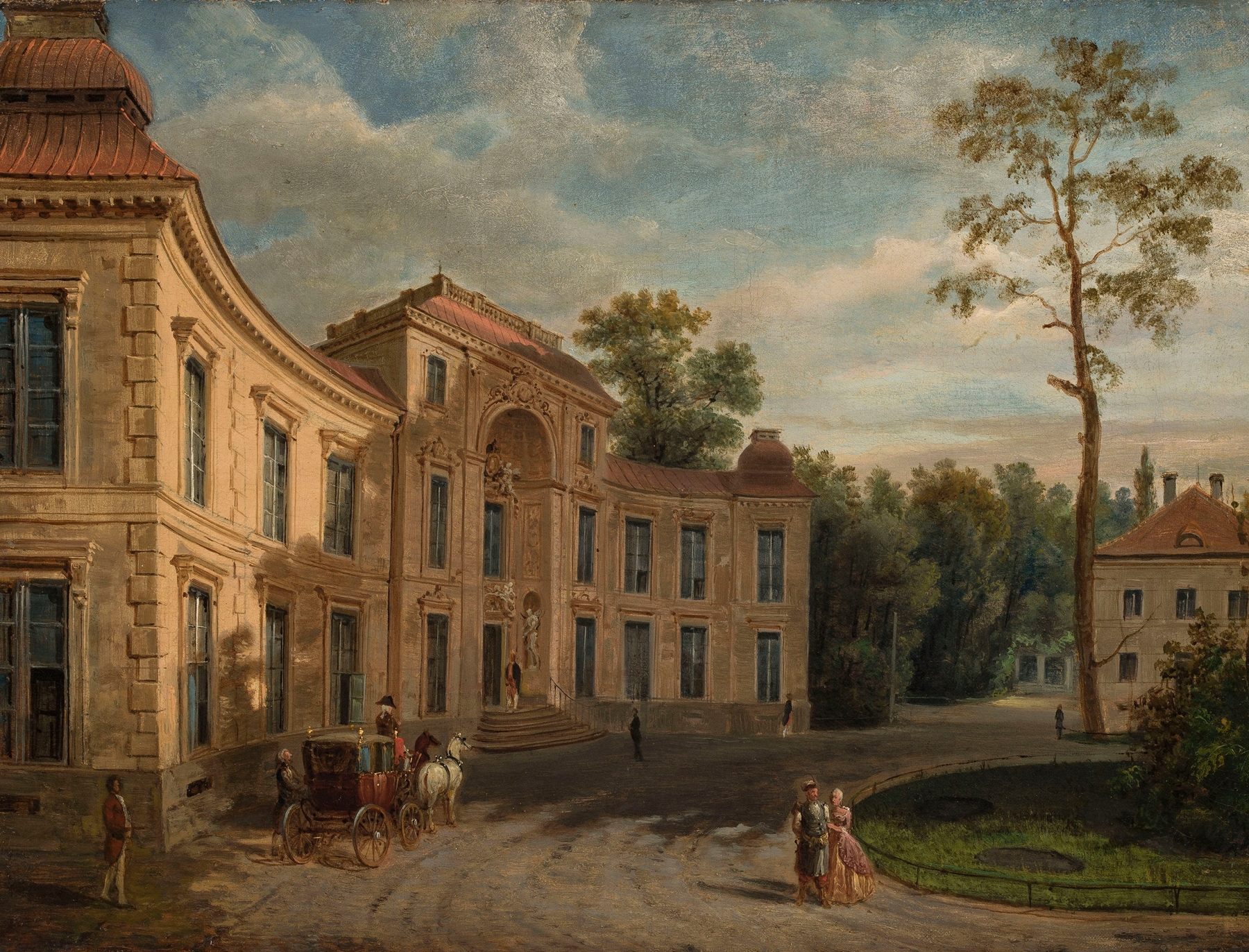 Myślewicki Palace in Łazienki, by Marcin Zaleski, public domain