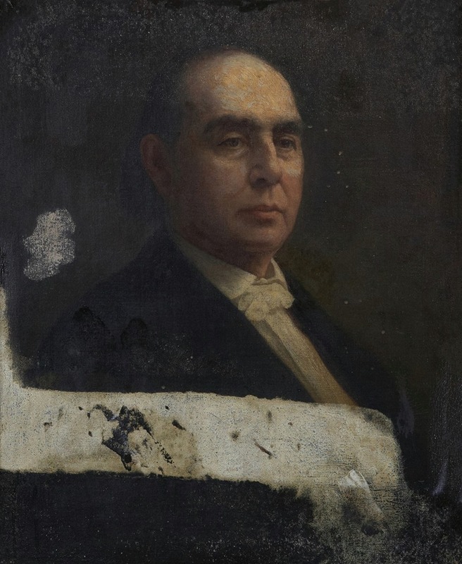 Portrait of Rev. Lyman Hotchkiss Atwater by Eastman Johnson.