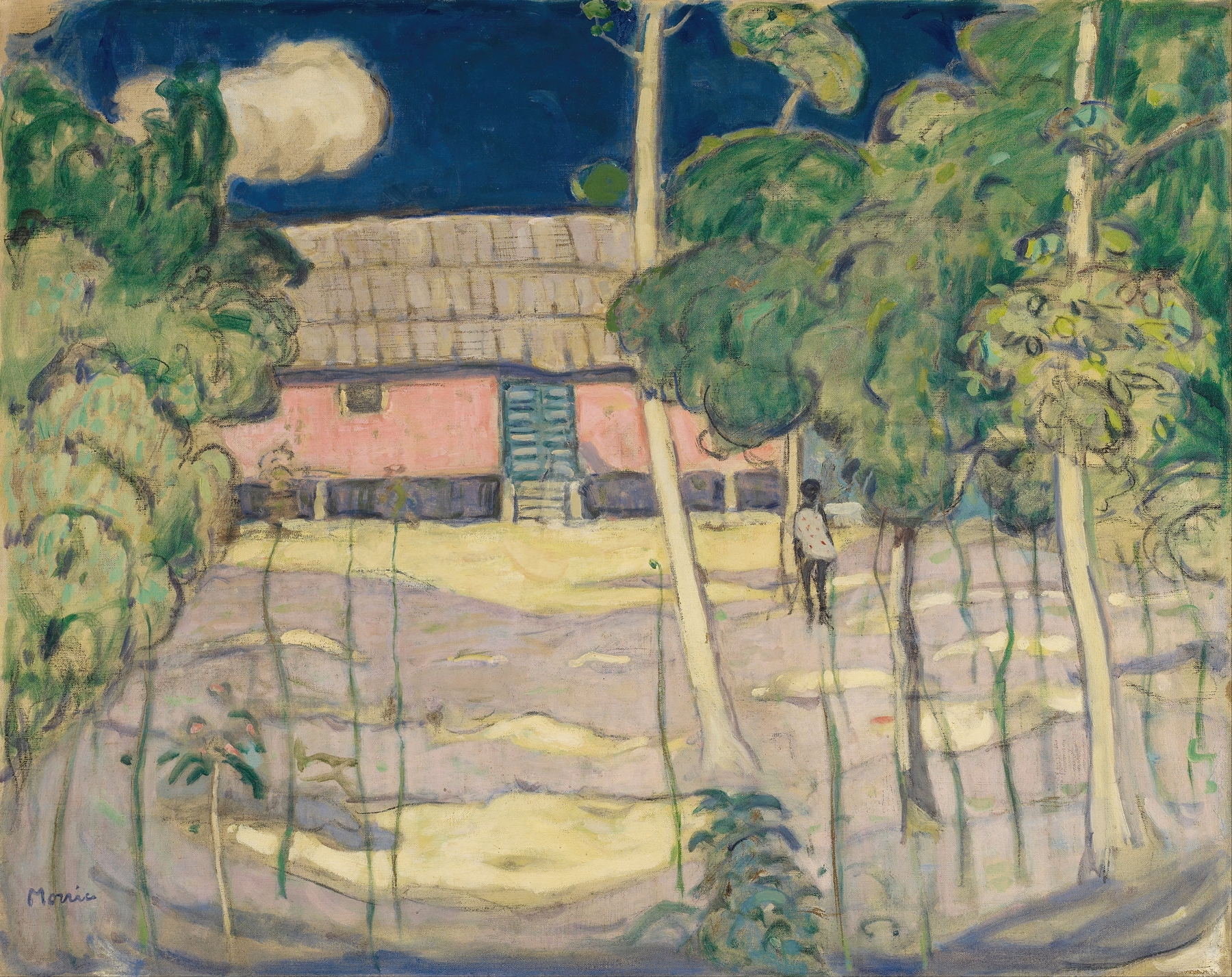Landscape, Trinidad by James Wilson Morrice, oil painting depicting a vibrant sky and horizon.