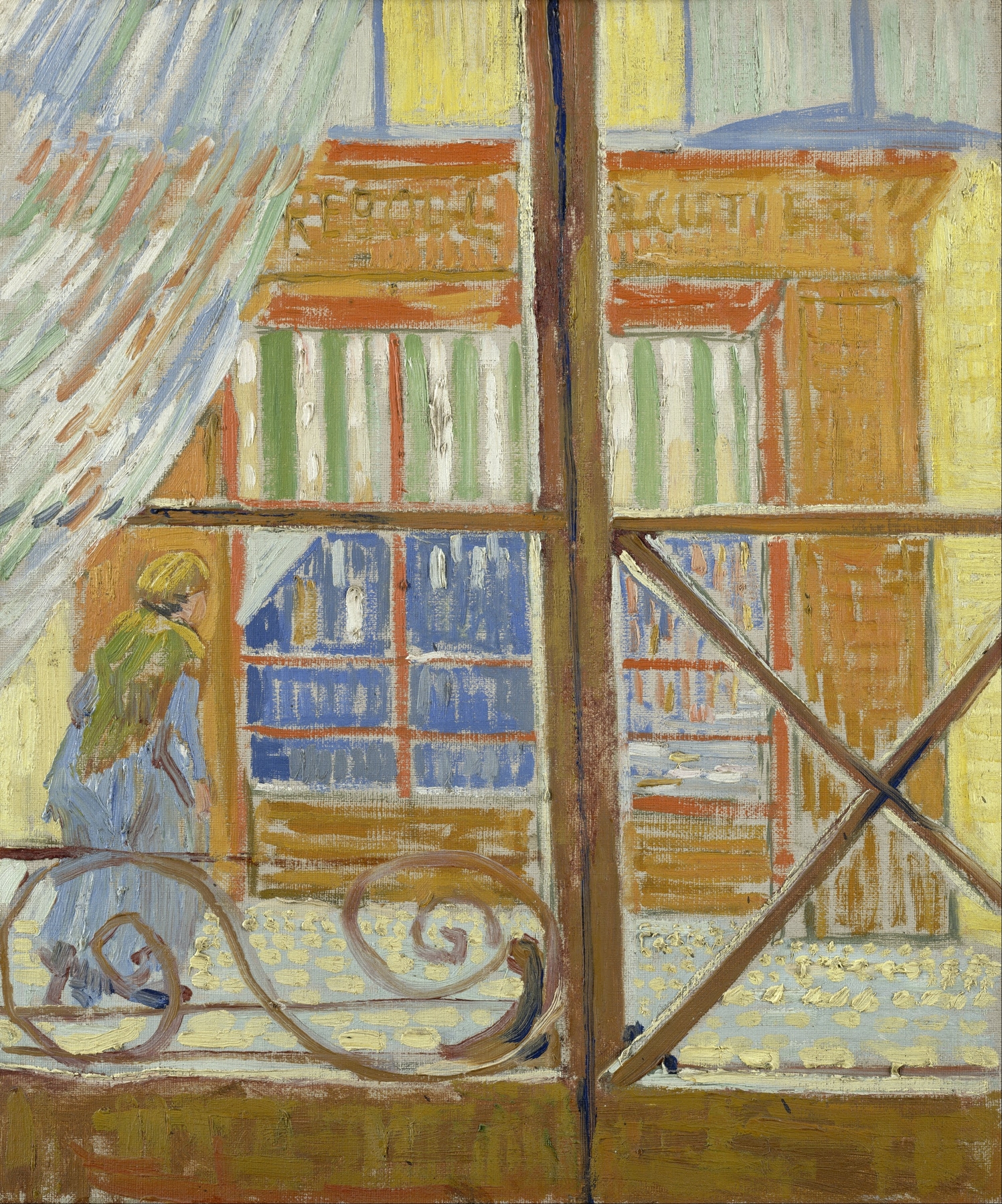 View of a butcher’s shop, by Vincent van Gogh, public domain