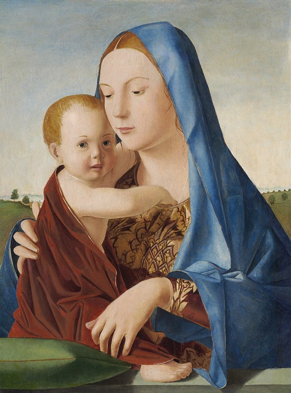 A depiction of the Madonna and Child by Antonello da Messina.
