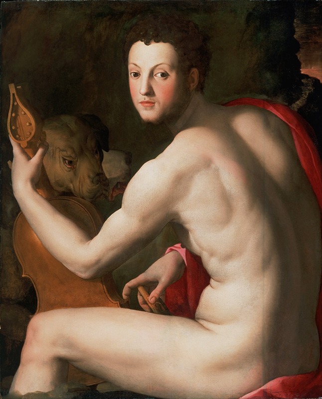 Portrait of Cosimo I de’ Medici as Orpheus by Agnolo Bronzino.