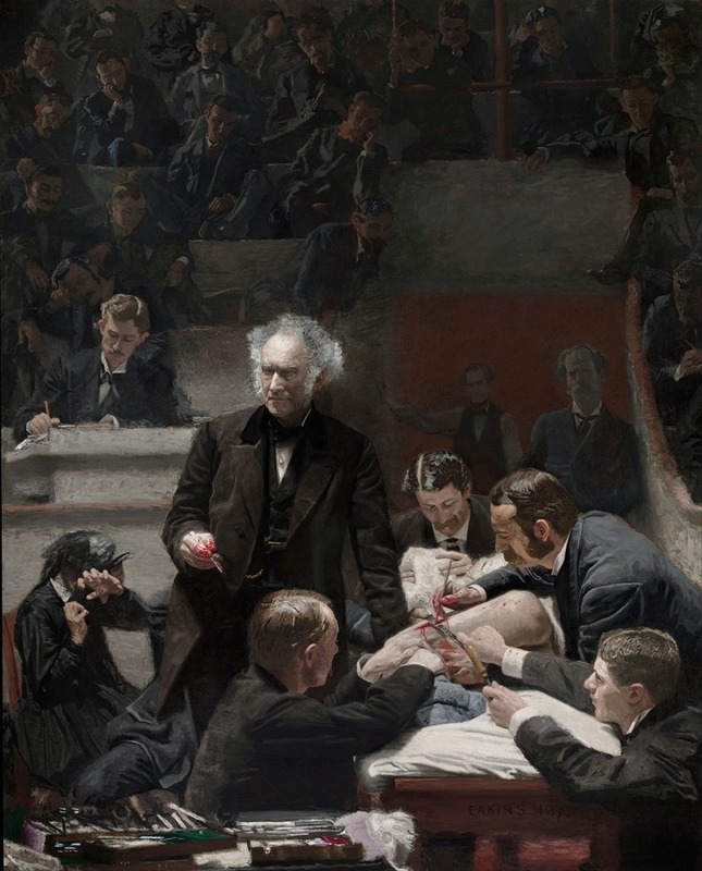 Thomas Eakins' 'Portrait Of Dr. Samuel D. Gross' captures a pivotal moment in medical history.