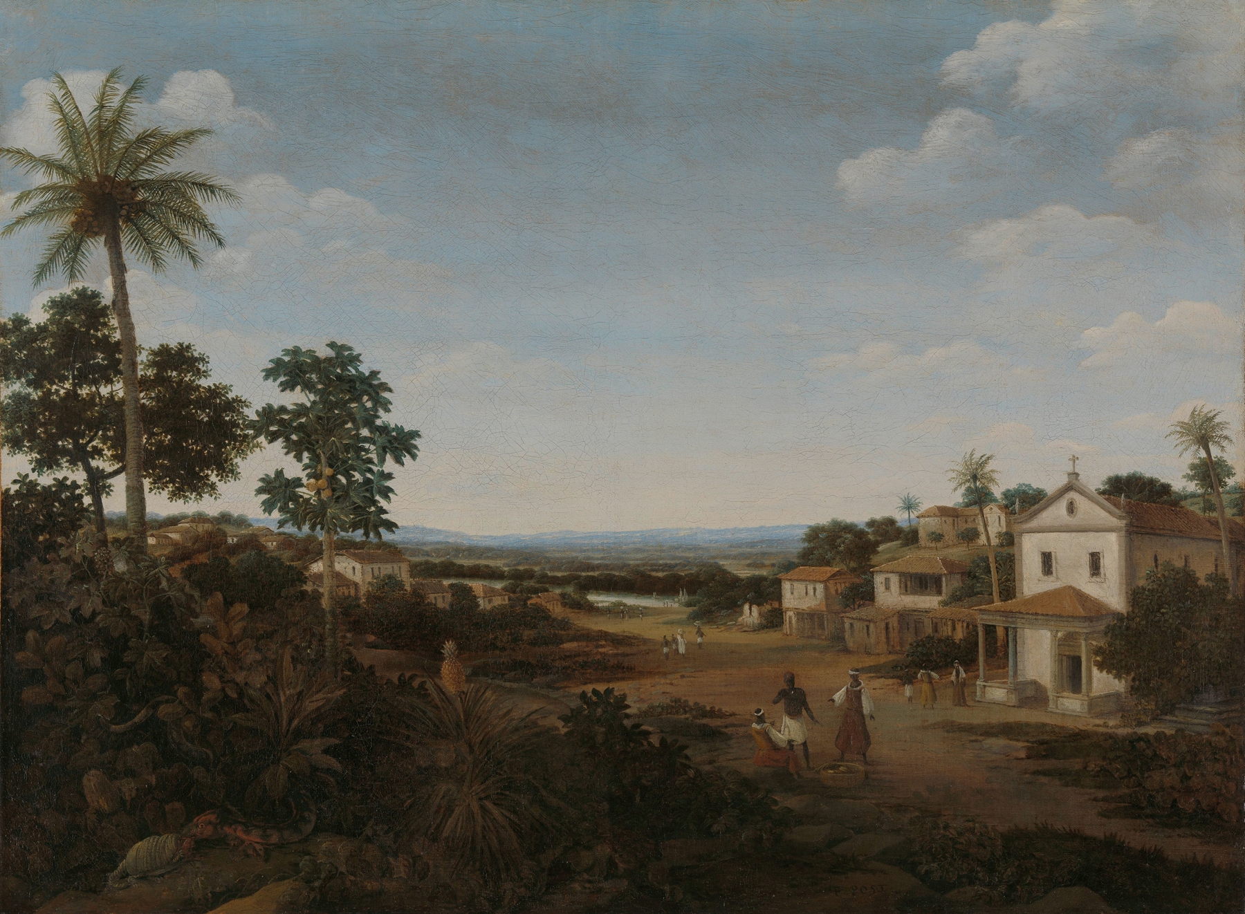 Landscape in Brazil, by Frans Post, public domain