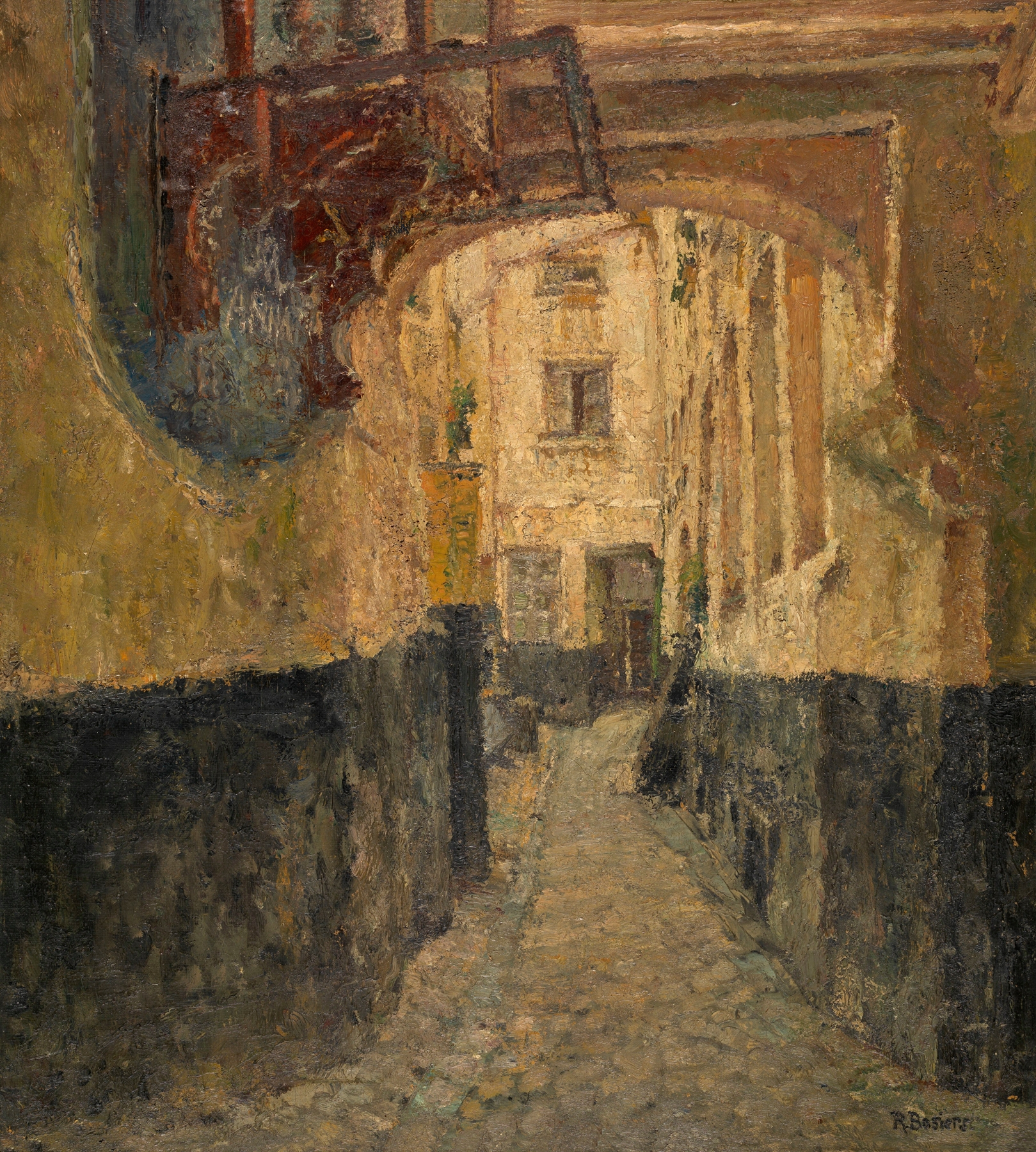 Archway by René Bosiers, a symbolic artwork featuring an ethereal archway in soft hues.