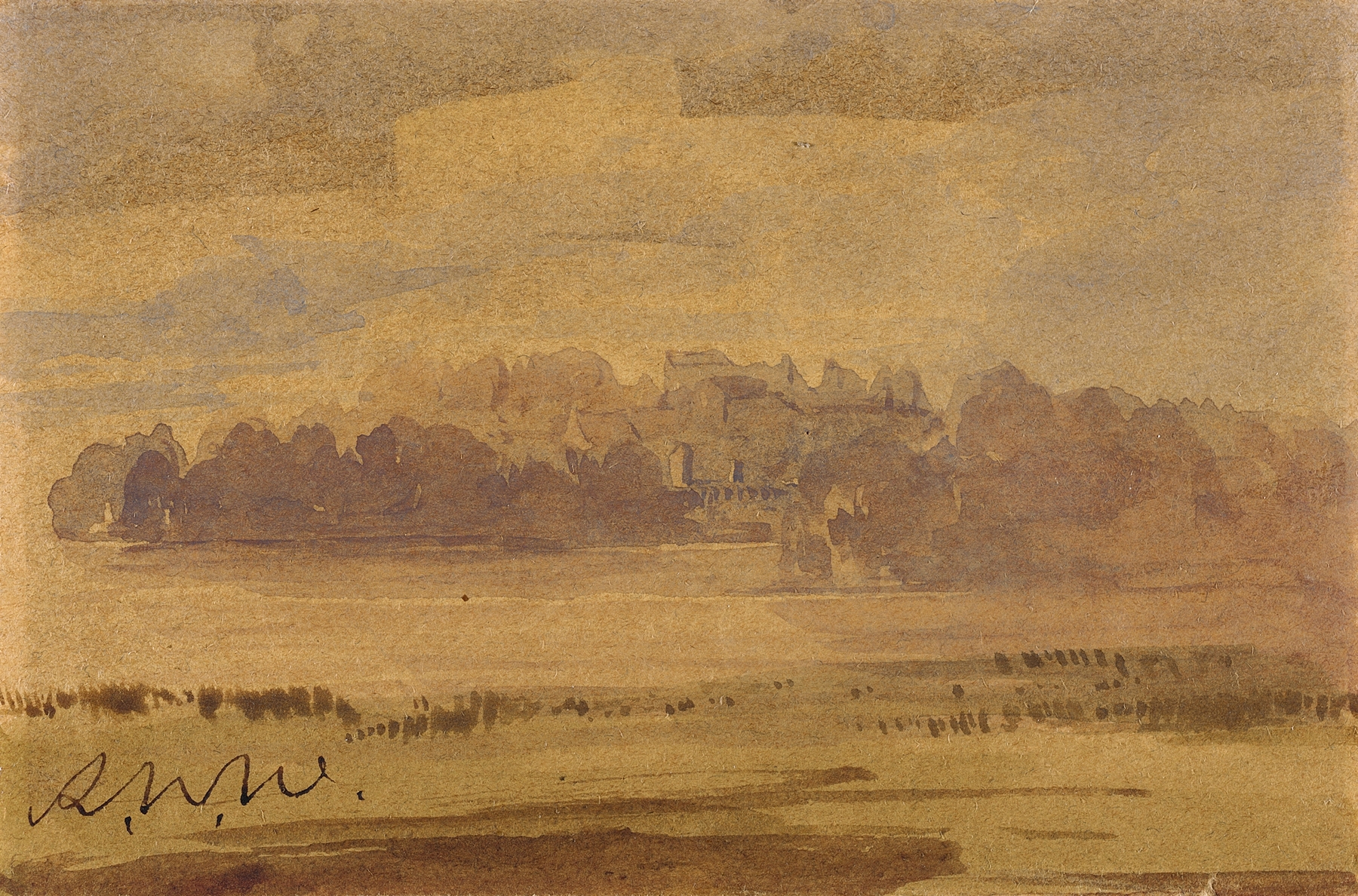 Landscape view of West Point by Robert Walter Weir, medium unknown