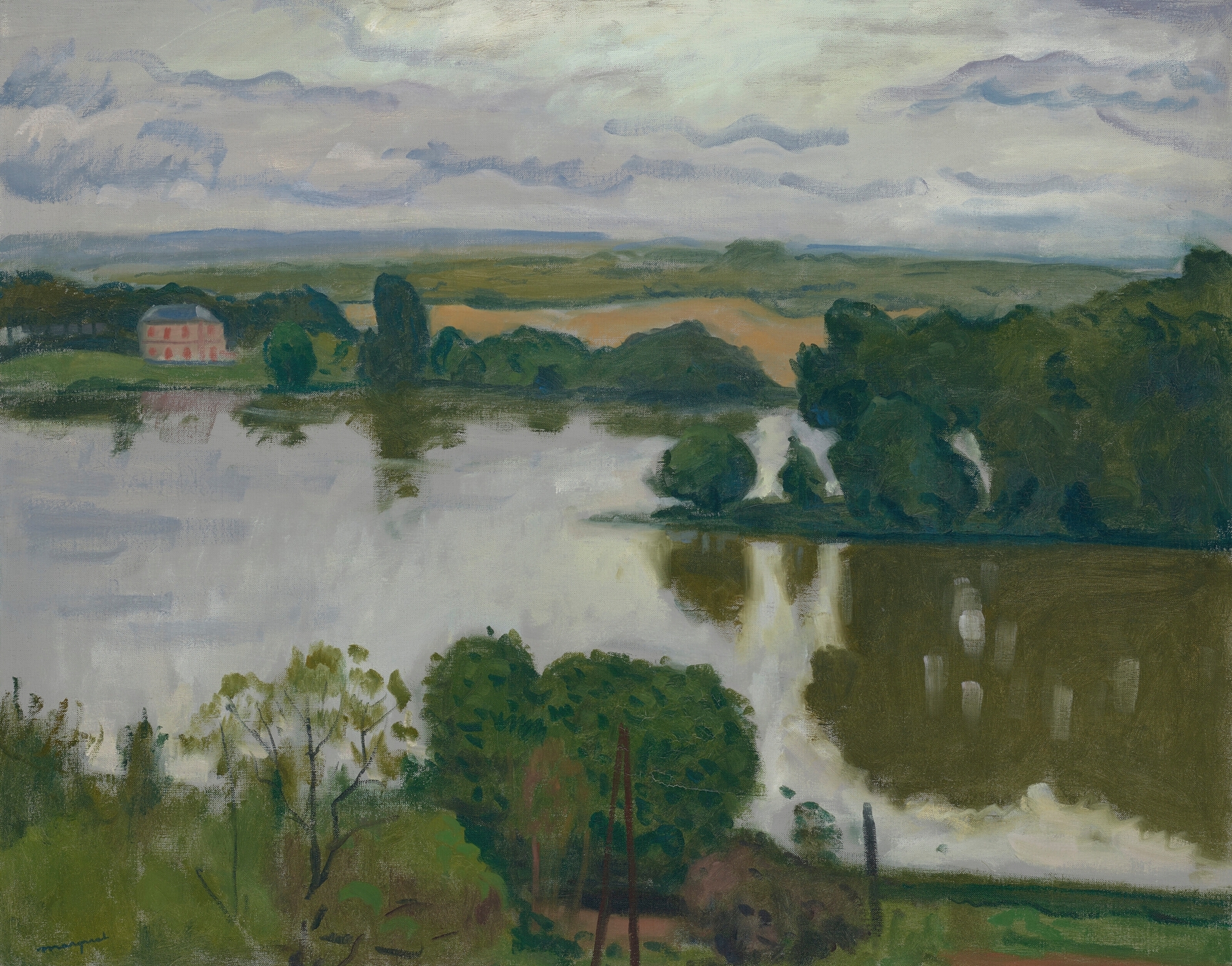 Méricourt, La maison des éclusiers, by Albert Marquet, public domain
