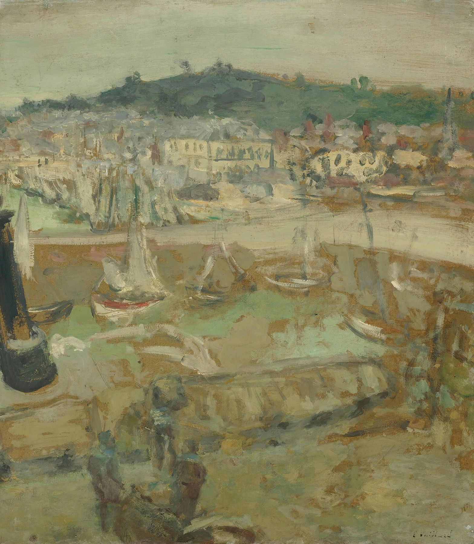Le Petit Port, Honfleur, by Édouard Vuillard, public domain