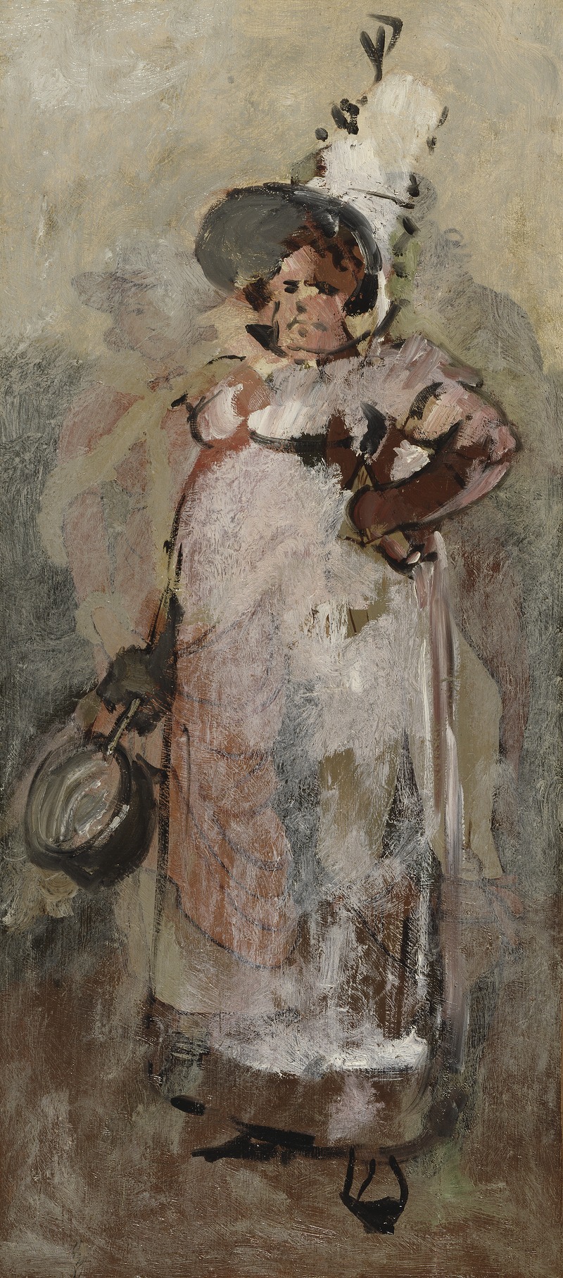 A poignant portrait by Carl Larsson depicting his late wife.