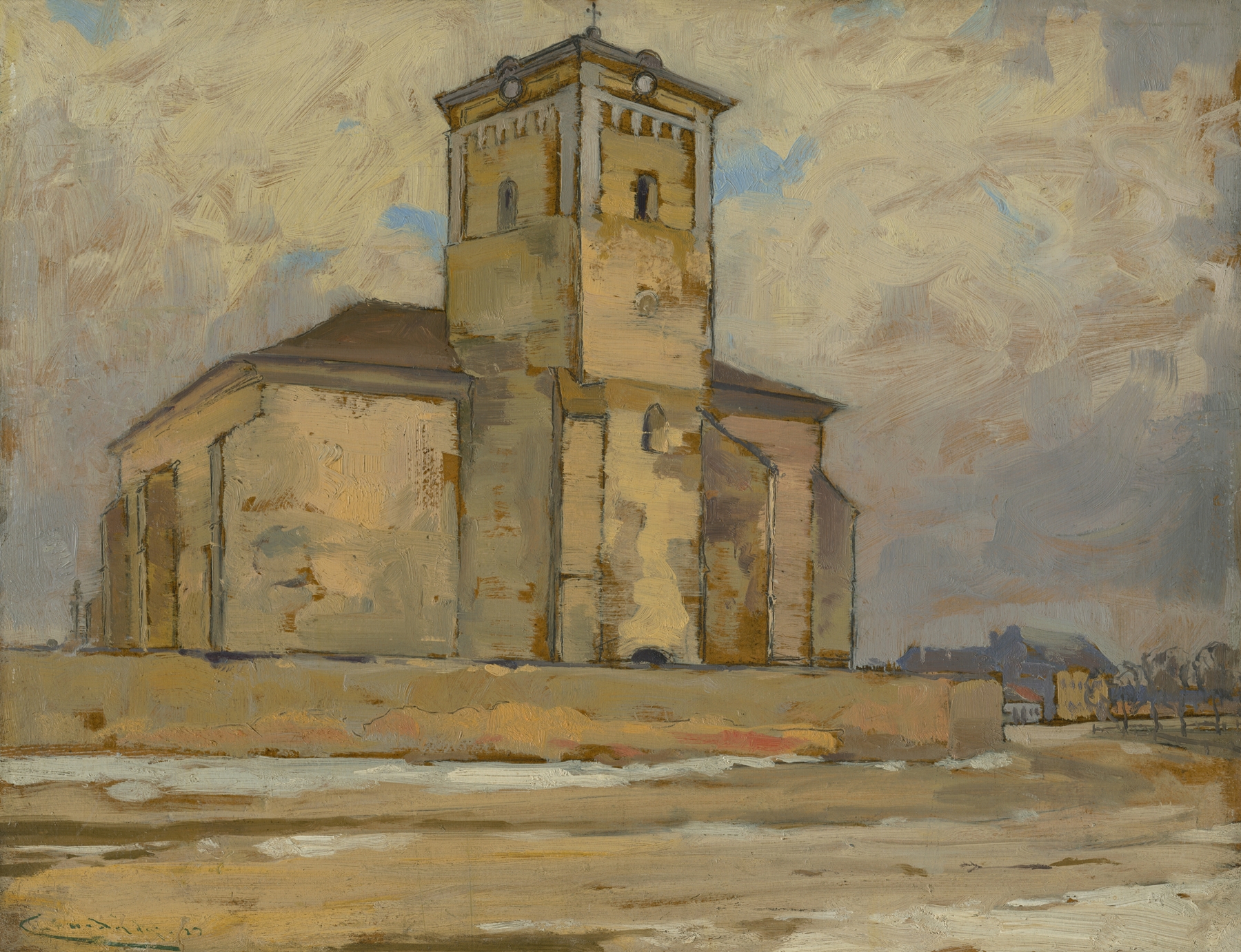 Church in Moldova, by Ľudovít Čordák, public domain