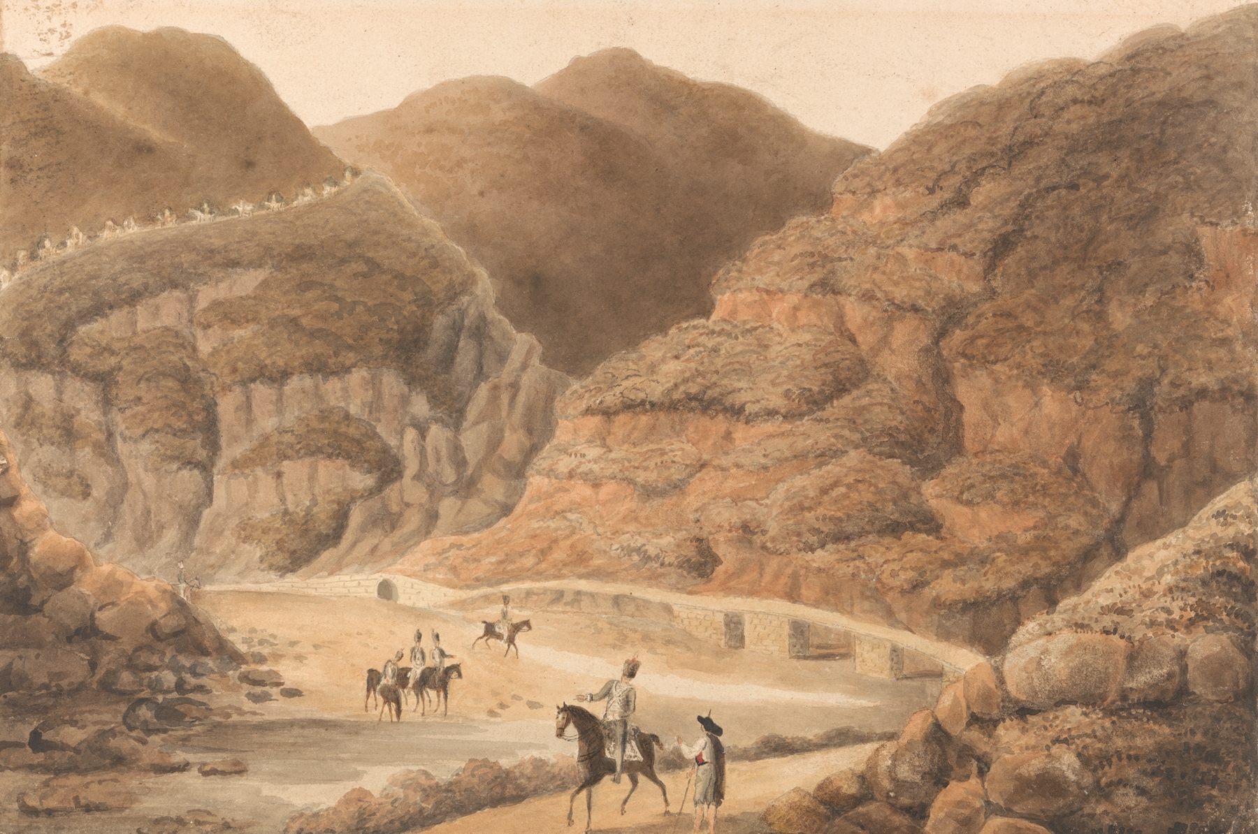 Pass in the Mountains Between Nisa and Villa Velha, by William Bradford, public domain