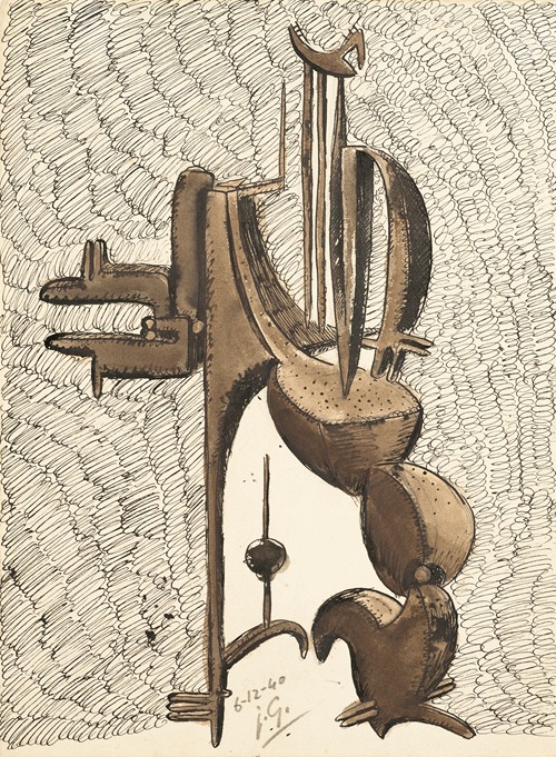 Julio González's 'Personnage puissant' showcases a powerful figure in a cubist style.