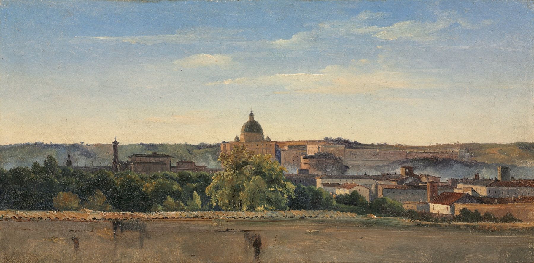 View of Rome, by Pierre-Henri de Valenciennes, public domain