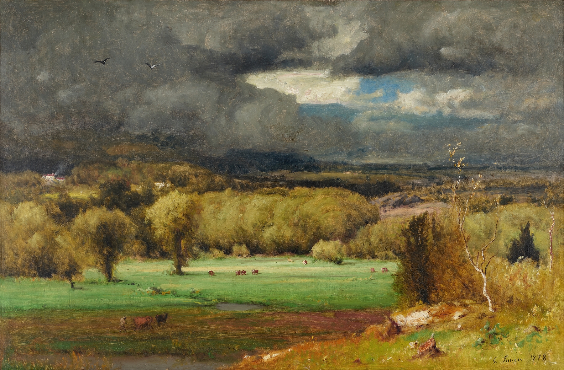 The Coming Storm, by George Inness, public domain