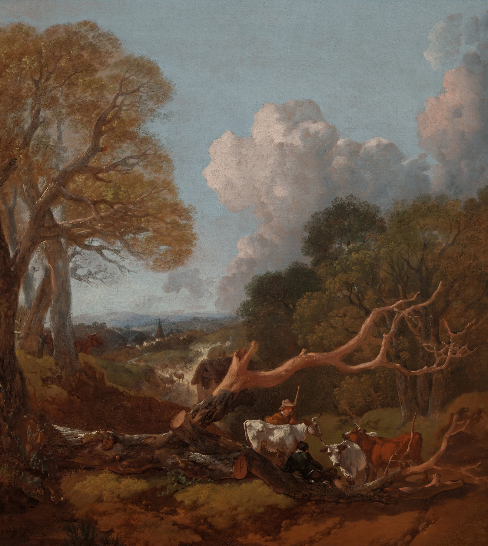 The Fallen Tree, by Thomas Gainsborough, public domain