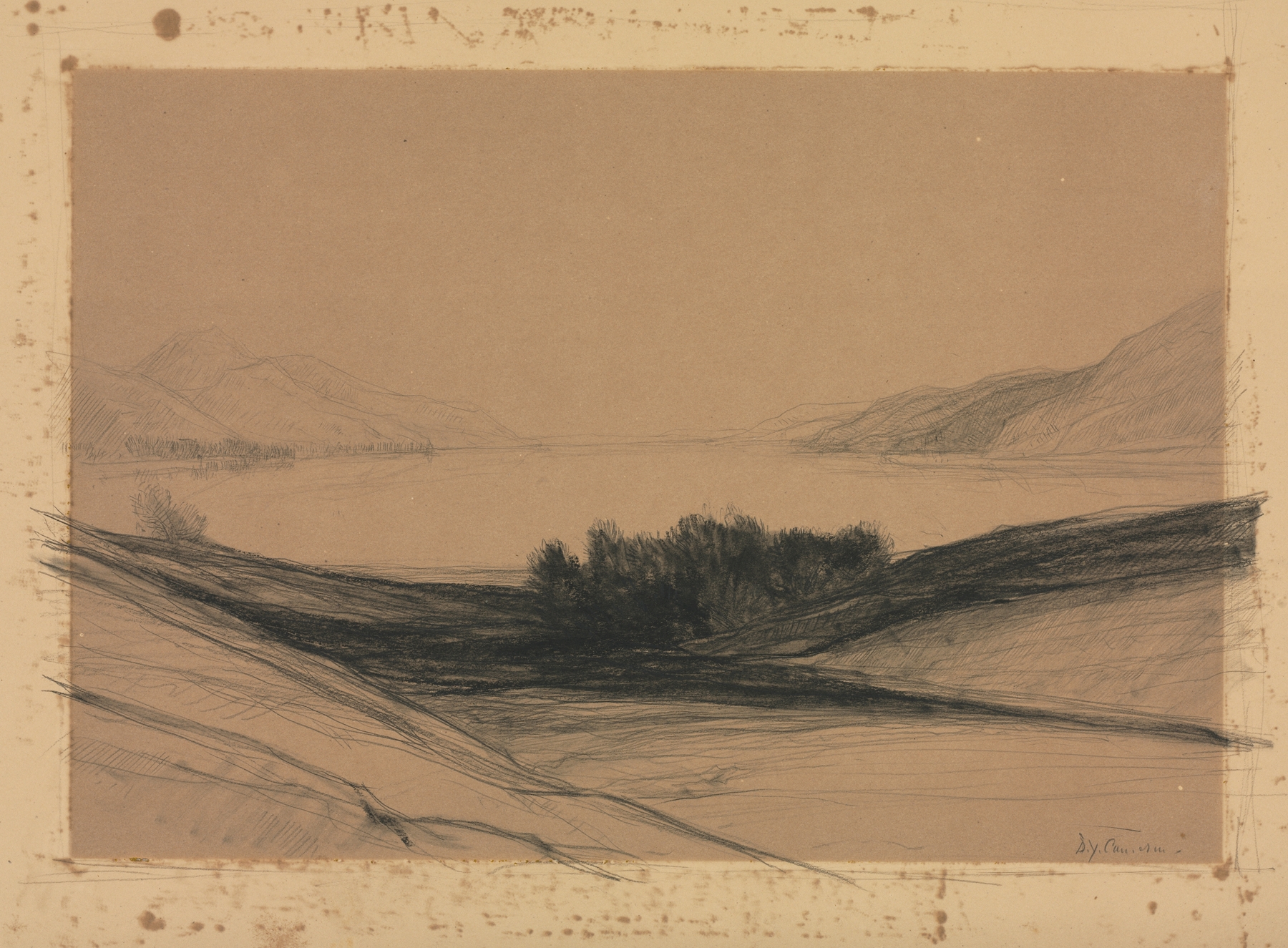 Loch Ness, Scotland, by David Young Cameron, public domain