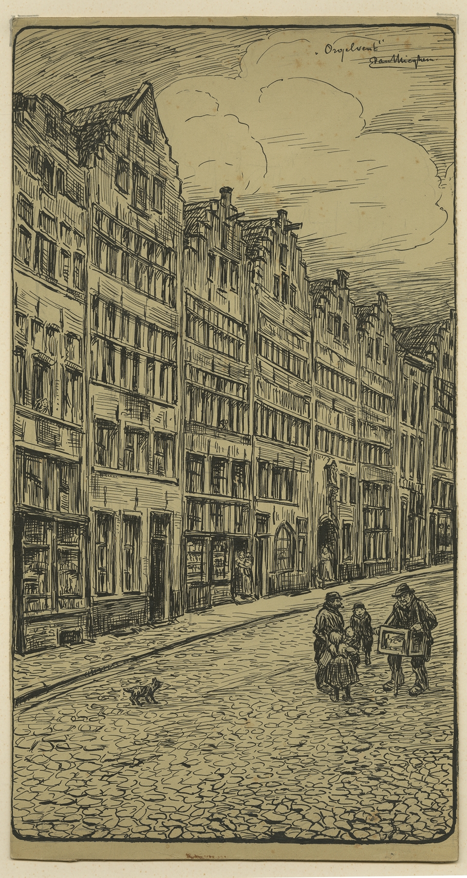 Orgelvent, by Eugeen Van Mieghem, public domain
