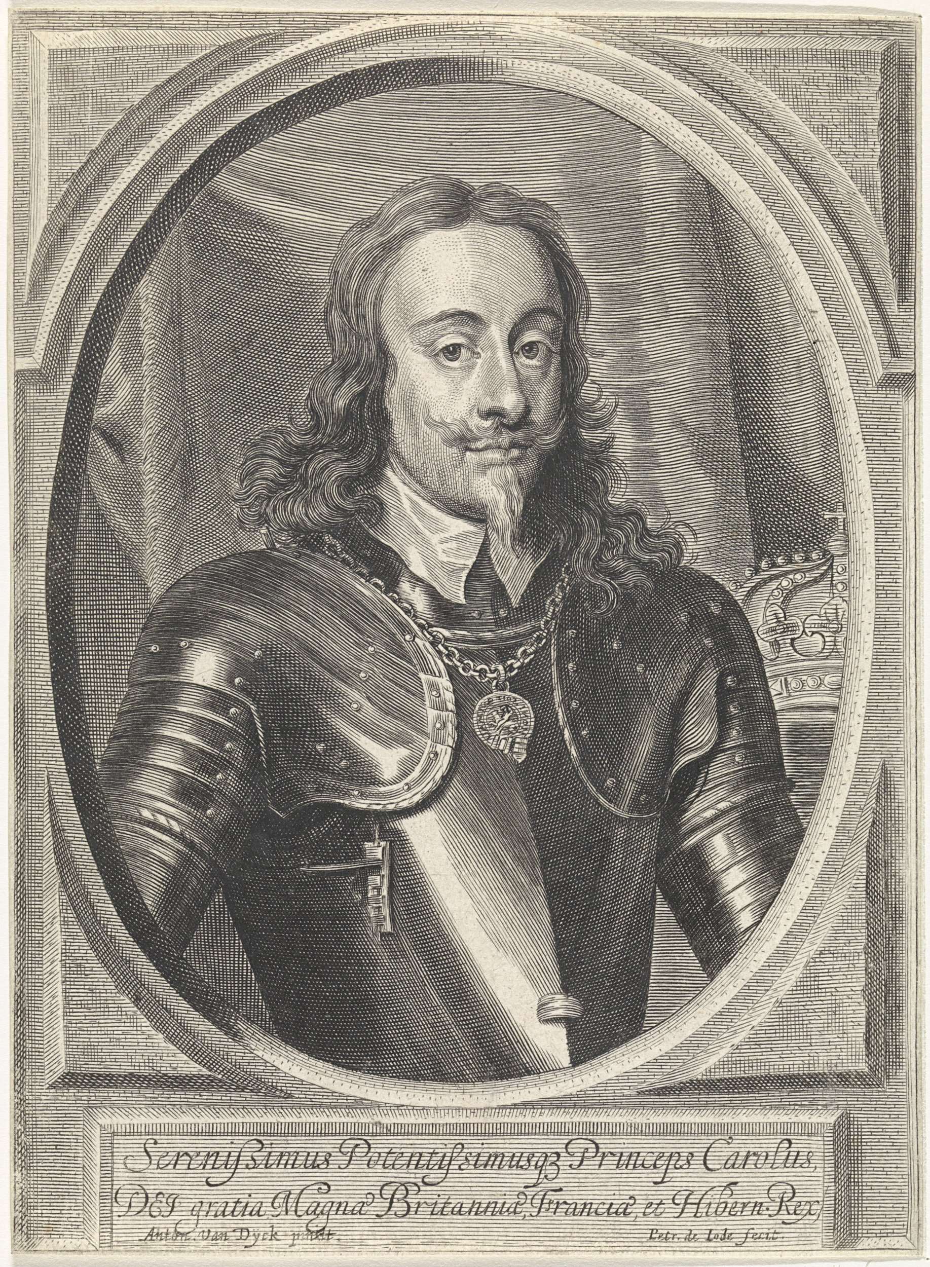 Etching of King Charles I by Pieter de Jode