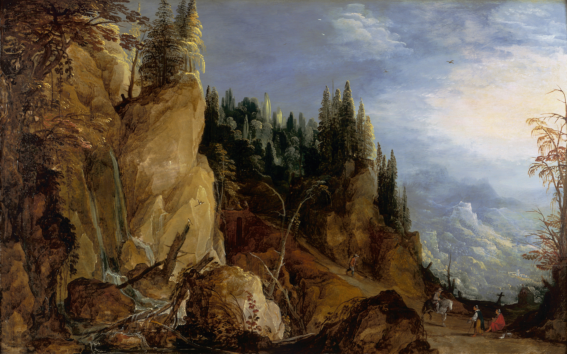 Mountain Landscape, by Joos de Momper, public domain